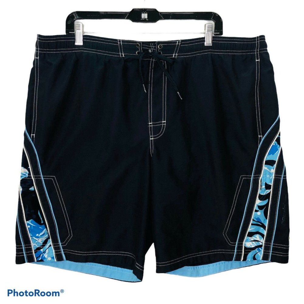 Speedo Men's 40 XXL Navy Blue Board Surf Shorts